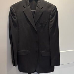 Joseph Abboud Dark Grey Men's Three-Button Suit Jacket